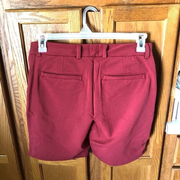 NWT Swet Tailor Everyday Chino Shorts Red Wine - 33 - Picture 5 of 9